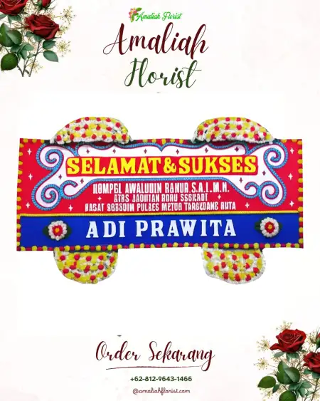 Papan Bunga Ucapan Selamat Tuksongo